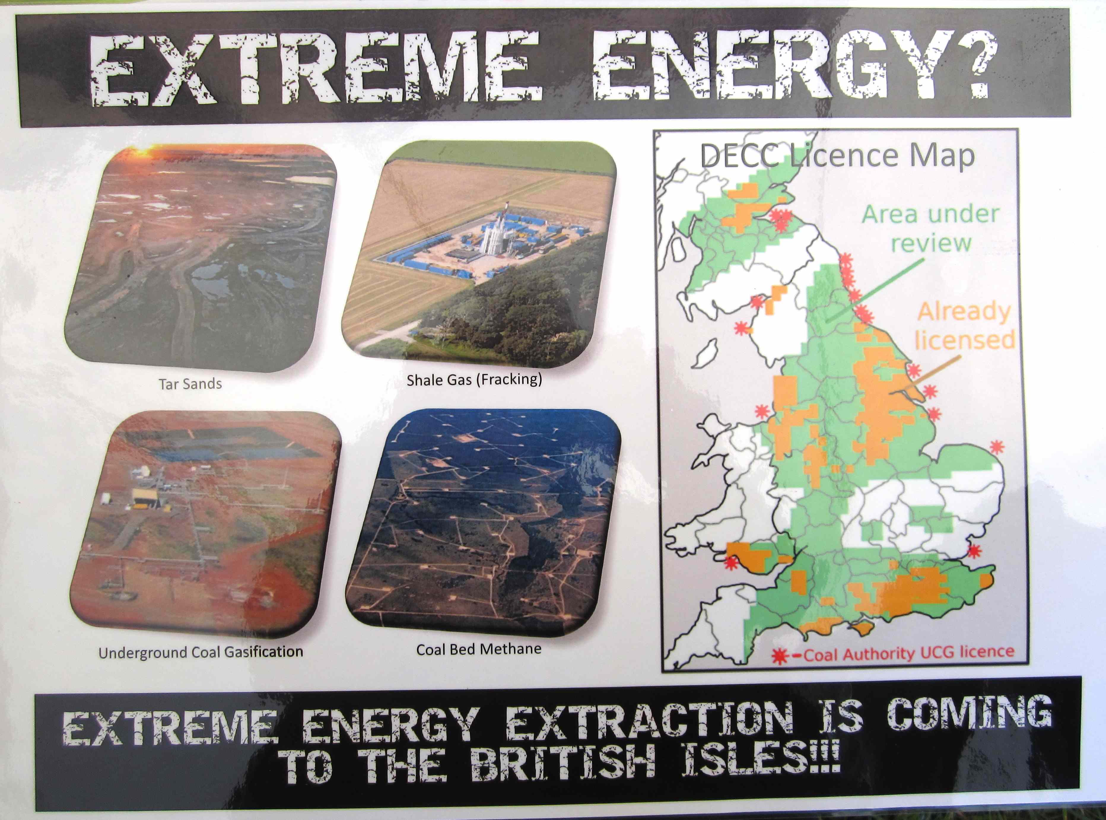 EXTREME ENERGY? DECC Licence Map & 4 types of EE