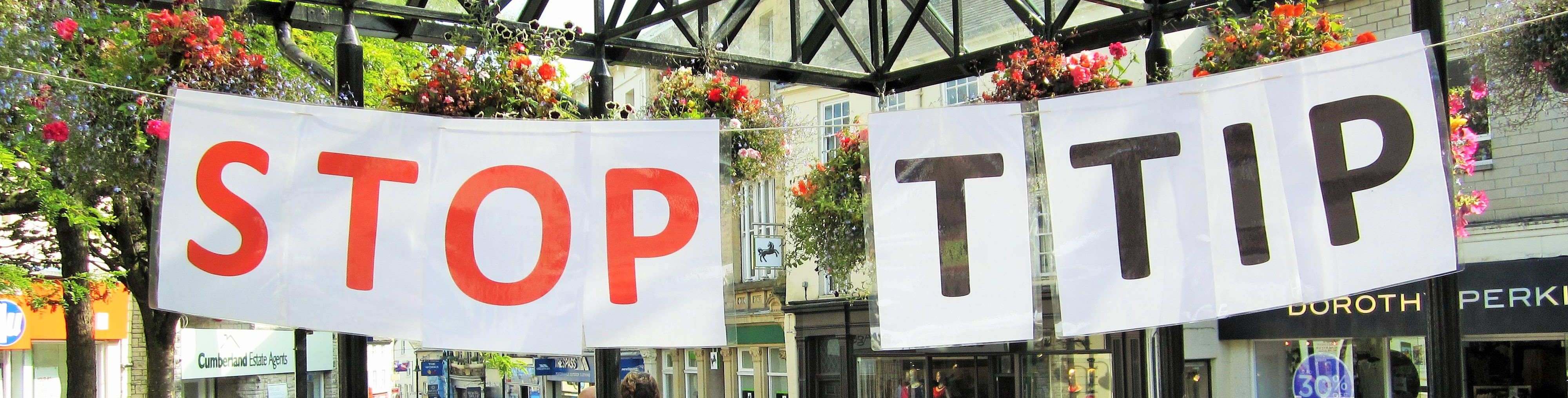 STOP TTIP banner